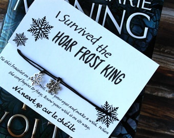 I Survived The Hoar Frost King, Moning Maniacs Wish Bracelet, KMM Fans Jewelry, Dublin 2018 Trip, Fever Series Wish Bracelet, Wish Bracelet