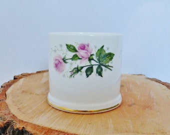 Vintage Crown Staffordshire Bone China Pot