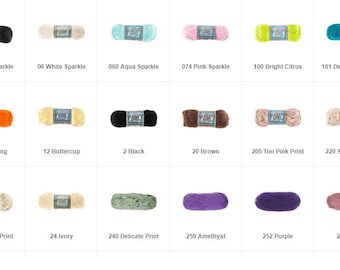 I Love This Cotton Brand Yarn Various Colors! New!