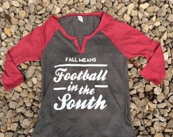 Football In the South Raglan Shirt