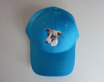 Greyhound embroidered cap