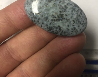 New Stone Oval Fossil Pyrite Cabochon