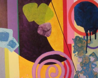 Acrylic Painting and mixed media