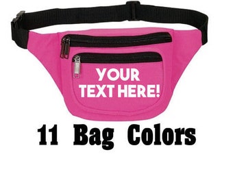 Customizable Fanny Packs // Team Fanny Packs // Custom Fanny Packs