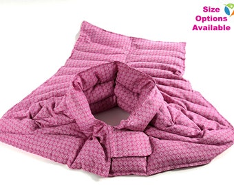 Heat Pack, Relaxation Gift, Rice Heating Pad, Microwave Heat Pad, Neck Wrap, Shoulder, Back Pain Relief, Stress Relief, Spa Gift, Pink