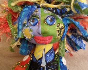 OOAK handmade cloth art doll