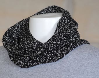 Cotton/cashmere cowl/ gaiter