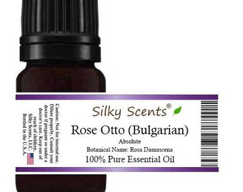 Rose Otto (Bulgarian) Absolute Essential Oil (Rosa Damascena) 100% Pure Therapeutic Grade