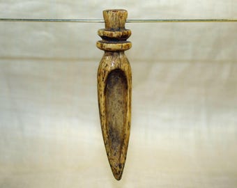 Hand-Carved Bone "Pod" Pendant from the Lou Zeldis Collection; LOUZELDIS2001