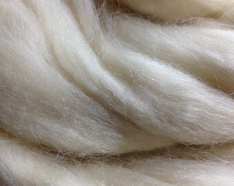 Corriedale Wool Top, 54's , 100% Combed 28/29 Microns, 100 Grams
