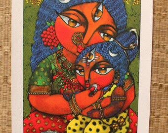 Annapurna Goddess of Nourishment CANVAS Print