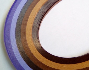 120 39cmx3mm purple quilling paper strips