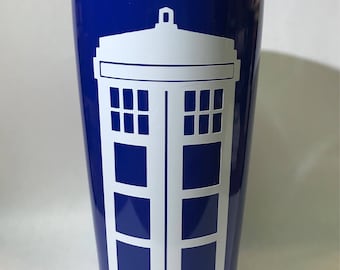 Dr. Who TARDIS Double Wall Tumbler