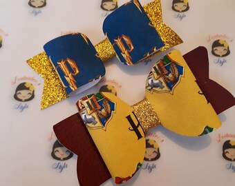 Harry potter Handmade hairbow set of 2
