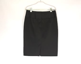 Black Pencil Skirt /Under Knee Tight Skirt / Fashion Skirt / Casual Skirt /Strong Pencil Skirt / Size Medium