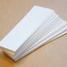 blank bookmarks - FREE SHIPPING - 1.5" x 5" or 2" x 6" thick white 100lb. bristol vellum paper handmade artist painting drawing art supplies