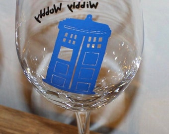 1(ONE) Doctor Who Tardis Glass