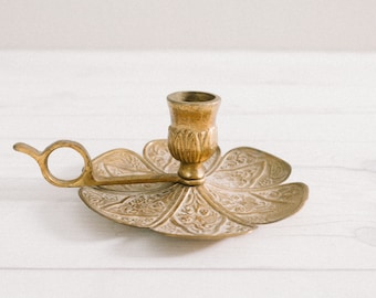 Vintage Finger Loop Candle Holder