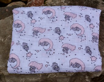 Swaddle Blanket/ Double Gauze Blanket/ Muslin Baby Blanket/ Double Gauze Swaddle/ Baby Shower Gift