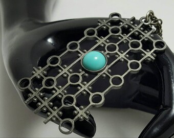 Vintage Faux Turquoise Pendant