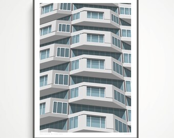 Shapes of Brutalism No. 1 Croydon, London - A2 Giclee Art Print