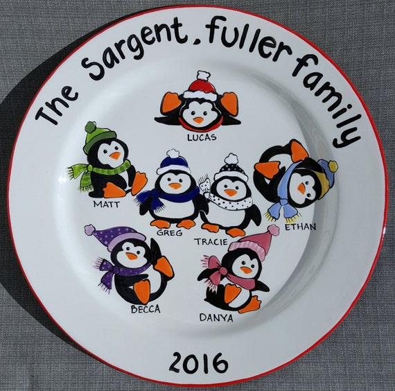 Custom Christmas Platter Personalized Platter Gift for