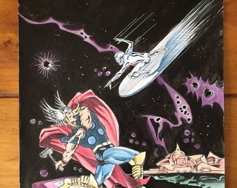 Custom Comic Book Cover Original Art!
