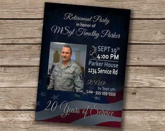 Air Force Retirement Invitations 7
