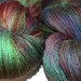 Crescent Hand Dyed Superwash Merino Wool/Polyamide Fingering Weight Yarn, Forest Floor colorway