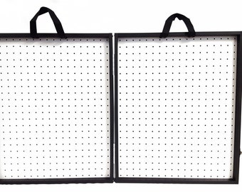 3 3/4" Thick Folding Pegboard Display Suitcase
