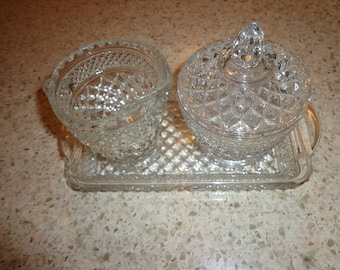 Vintage Wexford Tray with Sugar/Creamer