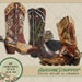 Cowboy Boots Digital Clipart by AwesomeScrapper - Set of 18, Western Boots, Individual High Quality, 300 DPI PNGs on Transparent Backgrounds