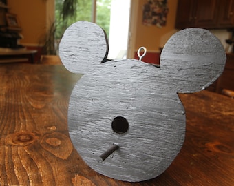 Mickey Mouse Birdhouse outdoor, Disney Birdhouse, Rustic Birdhouse - Free Shipping