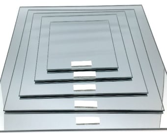 Square Mirror Base for Centerpiece, 1-Piece