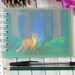 Fox art journal, spiral notebook, fox illustration, recycled paper, scrapbook album, art print, stationery, art journal