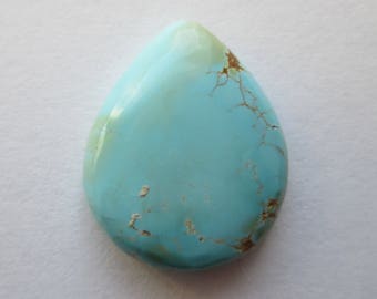 10.30 ct. 100% Natural Sierra Nevada Turquoise Cabochon Gemstone, # EF 011