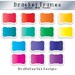 Bright Color Bracket Frames - Solid Colors with White Frames - Digital Scrapbooking - ClipArt - PNG Graphics - INSTANT DOWNLOAD - 300 dpi