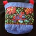 Christmas Train Print Fabric Basket