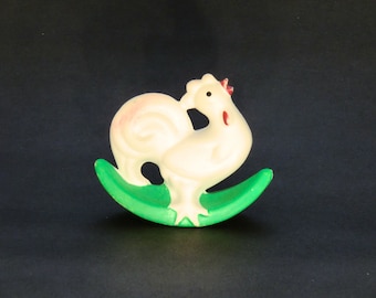 Libuse Niklova Rooster Plastic Squeaky Toy