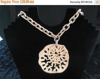 ON SALE Vintage Double Pendant Necklace Retro Collectible Costume Jewelry 60s