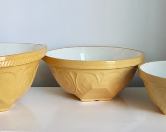 Vintage Gripstand Bowls, 3 Sizes Included 12", 10"-1⁄4, 8"-1⁄4