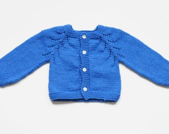 Handmade cardigan Gr. 62-68