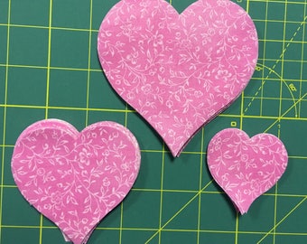 Fabric hearts
