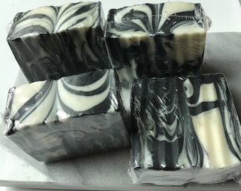 Luxury Activated Charcoal, Tea Tree Lemongrass Soap, Guest Soap