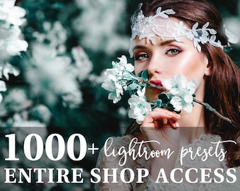 Lightroom Presets Bundle 1000+ Professional Photo Editing Tools for Portrait, Newborn, Wedding Photographers