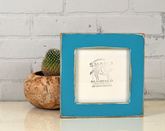 7x7 inch Square Picture Frame in 1.5 Standard Style and Color OF YOUR CHOICE - 7x7 Photo Frame - 7x7 Handmade Frame