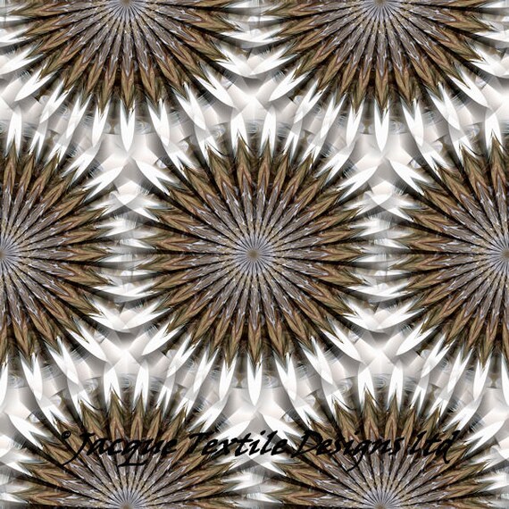 UNIQUE Handmade Kaleidoscope Velvet Upholstery Fabric Shimmer Fiber Art Fabric