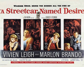 Poster of the 1951 movie A Streetcar Named Desire