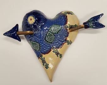 Ceramic Wall Heart