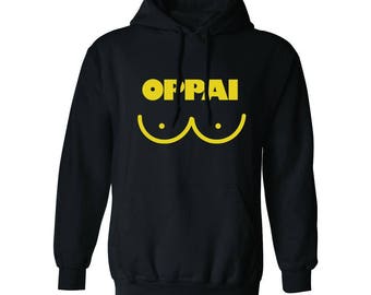 Oppai Graphic Lines Men's Hoodie